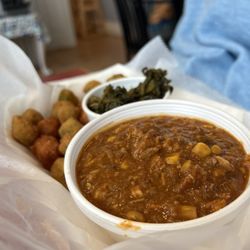 Blue Ridge Mountain Bar-B-Q - Brunswick stew, okra, collard greens