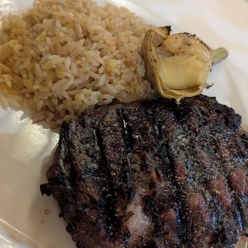River Willow - The picture doesn't do the perfectly seasoned and cooked ribeye justice! It was amazing! - Steakhouses Near Me - Parker, Arizona River Willow - The picture doesn't do the perfectly seasoned and cooked ribeye justice! It was amazing! - Steakhouses Near Me - Parker, Arizona
