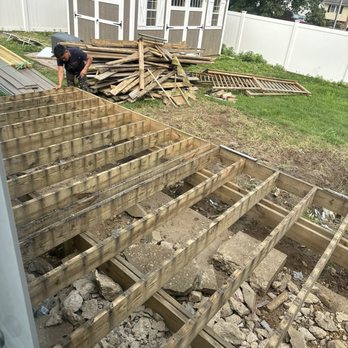 Deck Man - Debris and rubble not cleaned up - Decks & Railing Near Me - Lorton, Virginia