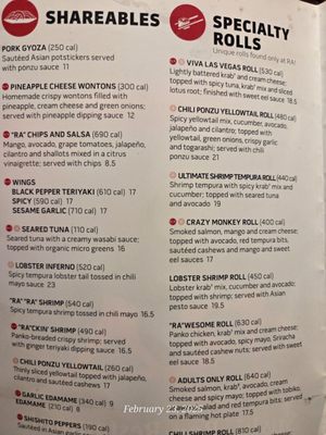 Menu photo 3 RA Sushi - Addison Dallas, TX Menu photo 3 RA Sushi - Addison Dallas, TX