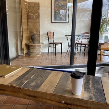Native Cafe - One of the "window" seats overlooking the entry and the second window seating area of Native Cafe. - Breakfast & Brunch Near Me - Doylestown, Pennsylvania
