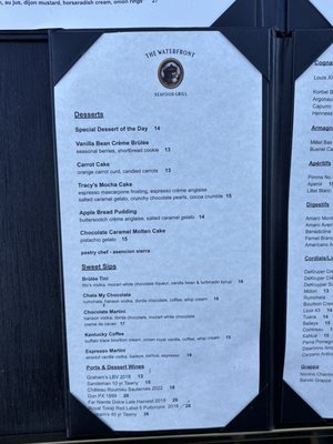 Menu photo 4 The Waterfront Seafood Grill Napa, CA Menu photo 4 The Waterfront Seafood Grill Napa, CA