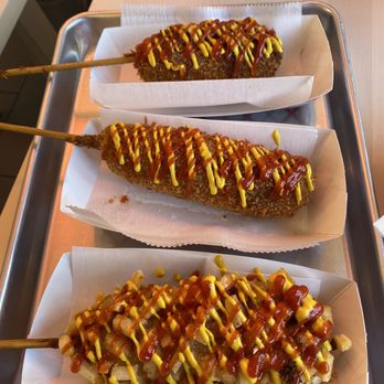 Kimchipapi Kitchen - Potato Corndog Korean Street Corndog - Korean Near Me - Allston, Massachusetts Kimchipapi Kitchen - Potato Corndog Korean Street Corndog - Korean Near Me - Allston, Massachusetts