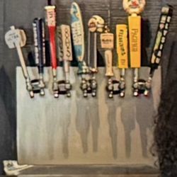 The Bounty Room - 10 of the popular beers on tap.