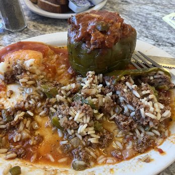 Gus & Us Grill - Stuffed peppers stuffed with rice and a little meat - Greek Near Me - Allen Park, Michigan