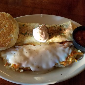 Frank's Diner - Wife's half of the Works omelet w/ gravy (no-charge) for $13.25. - Breakfast & Brunch Near Me - Spokane, Washington