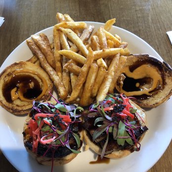 The Craft House - Braised Pork Belly Sliders $13 (very well worth it trust me). - Gastropubs Near Me - Clovis, California