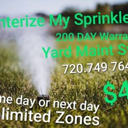 YMS Yard & Home Maintenance Services - Sprinkler Blow Out
