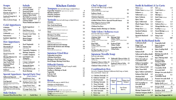 Menu photo 4 Fuji East Japanese Bistro New York, NY Menu photo 4 Fuji East Japanese Bistro New York, NY