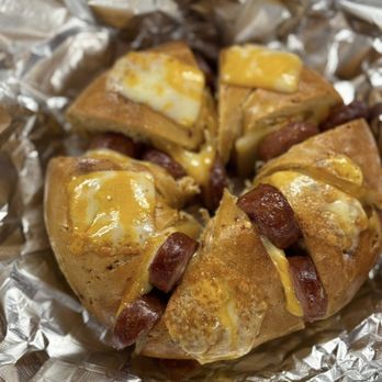 SoMo Cafe - Conecuh & Colby Jack Overstuffed Bagel - Bagels Near Me - Bayou La Batre, Alabama SoMo Cafe - Conecuh & Colby Jack Overstuffed Bagel - Bagels Near Me - Bayou La Batre, Alabama