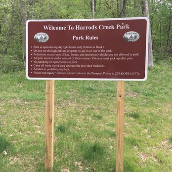 Harrods Creek Park - The rules, these trail are just so beautiful... good to do all we can to help maintain them. - Hiking Near Me - Prospect, Kentucky