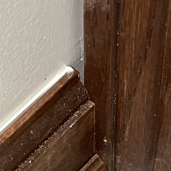 Element Home Remodeling - mitering detail finish work for baseboard, others were broken, this just didn't meet the door frame - General Contractors Near Me - Mountain View, California