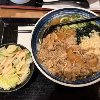 Kome Shokudo - U2. Niku Udon with S3. Green Salad - Japanese Near Me - Richmond Hill, Ontario Kome Shokudo - U2. Niku Udon with S3. Green Salad - Japanese Near Me - Richmond Hill, Ontario