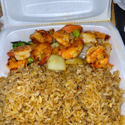 Hokiku Maumelle Hibachi Express - Shrimp hibachi ($9.25)