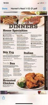 Menu photo 4 The Hornet’s Nest Heyworth, IL
