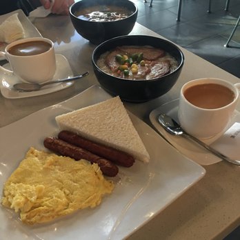 Matsuya - Breakfast special (my choices: scrambled eggs, 'sausages' aka hot dogs, char siu with rice vermicelli soup) - Korean Near Me - Markham, Ontario Matsuya - Breakfast special (my choices: scrambled eggs, 'sausages' aka hot dogs, char siu with rice vermicelli soup) - Korean Near Me - Markham, Ontario