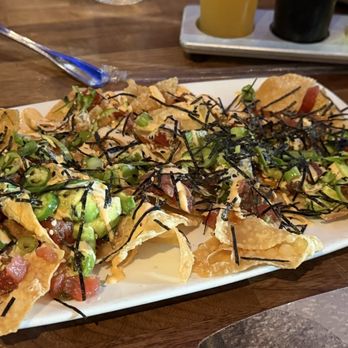 Yard House - Ahi poke nacho - New American Near Me - San Jose, California Yard House - Ahi poke nacho - New American Near Me - San Jose, California