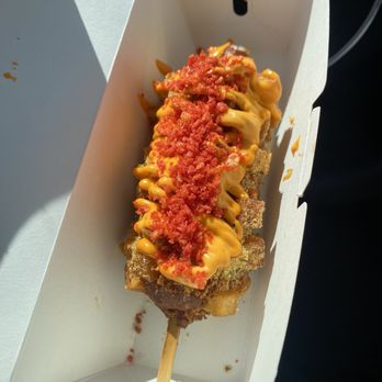 Two Hands Corn Dogs - Tasty Potato Dog - Hot Dogs Near Me - Whittier, California