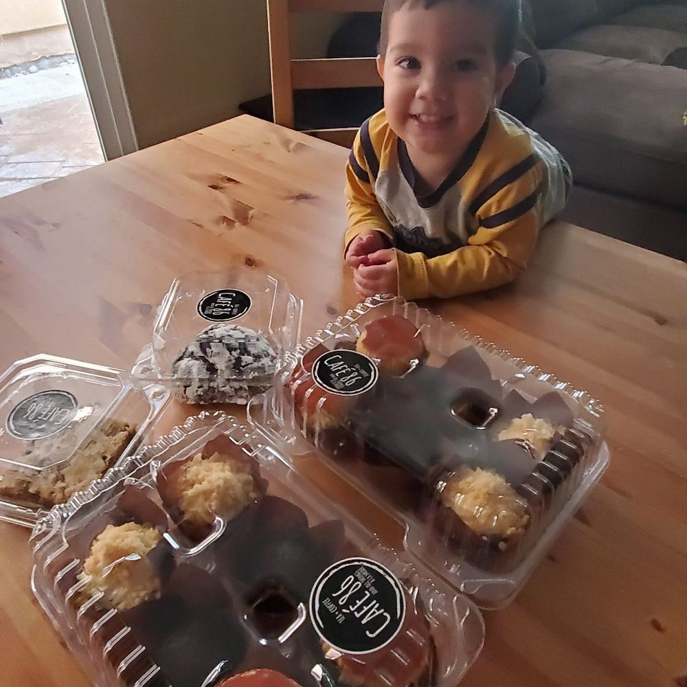 Cafe 86 - He's happy about it too. Lol - Desserts Near Me - Chula Vista, California Cafe 86 - He's happy about it too. Lol - Desserts Near Me - Chula Vista, California