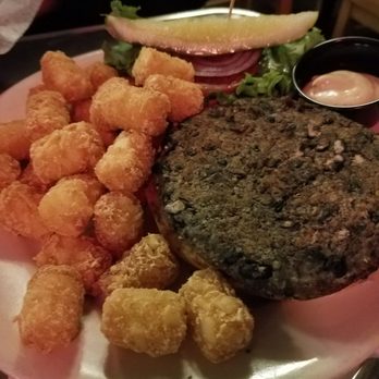 Brake Pad - Black Bean Burger with tots - American Near Me - College Park, Georgia
