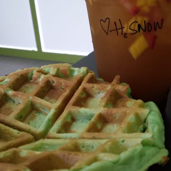 Tai Tea - Coconutwaffle...lycheegreentea...#yummy - Bubble Tea Near Me - Orange, California