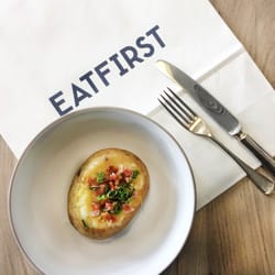 London food Production - Fully loaded baked potato - EatFirst