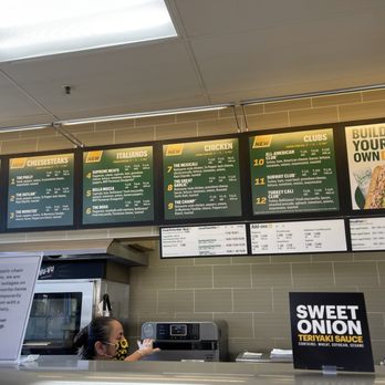 Subway - menus on the wall above the counter - Sandwiches Near Me - Watsonville, California Subway - menus on the wall above the counter - Sandwiches Near Me - Watsonville, California