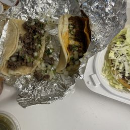 Carne Asada and Al Pastor tacos Carne Asada and Al Pastor tacos