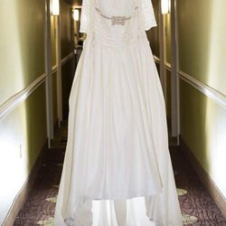Condon's Bridal Boutique - The dress I purchased with the added custom sleeves their seamstress made. She was amazing!