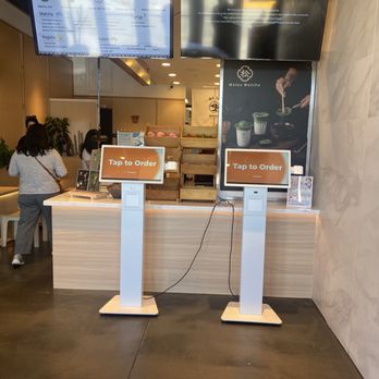 Matsu Matcha - Kiosks for ordering. - Desserts Near Me - Pleasanton, California