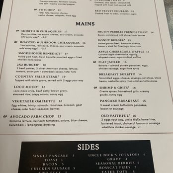 Bosscat Kitchen & Libations - Brunch menu as of 4.3.22 - Bars Near Me - Orange, California Bosscat Kitchen & Libations - Brunch menu as of 4.3.22 - Bars Near Me - Orange, California