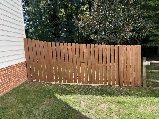 Fence Stained - Stained fence Fence Stained - Stained fence