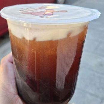 Tea Brew - Peach Fruit Tea with Herbal Tea - Bubble Tea Near Me - Port Jefferson, New York
