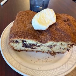 Hawaiian Restaurant 1933 - Coffee cake with some butter that melted on the warm cake.