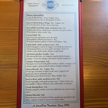 Eichardt's Pub, Grill & Coffee House - New menu - July 2020 - American Near Me - Sandpoint, Idaho Eichardt's Pub, Grill & Coffee House - New menu - July 2020 - American Near Me - Sandpoint, Idaho
