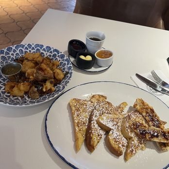 Sabor - French toast and breakfast potatoes - Southern Near Me - El Paso, Texas