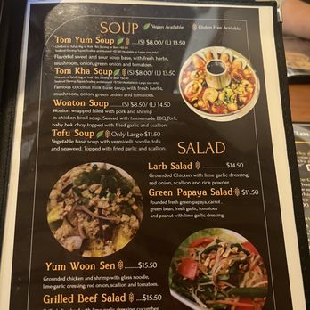 Adisaya Thai - Menu - Thai Near Me - Lake Oswego, Oregon