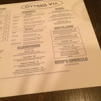 Ottava Via - Entrees - Pizza Near Me - Detroit, Michigan