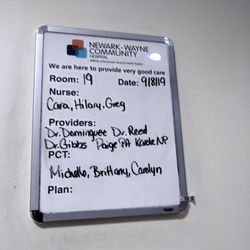 NEWARK-WAYNE COMMUNITY HOSPITAL - Cant even get a date straight.