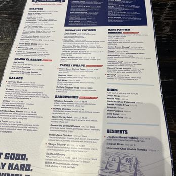 Walk-On’s Sports Bistreaux - La Porte, TX - Menu - Sports Bars Near Me - La Porte, Texas