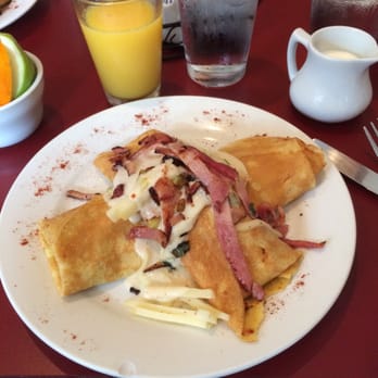 Cafe Conti - Ham and Swiss crepe - Breakfast & Brunch Near Me - New Orleans, Louisiana Cafe Conti - Ham and Swiss crepe - Breakfast & Brunch Near Me - New Orleans, Louisiana