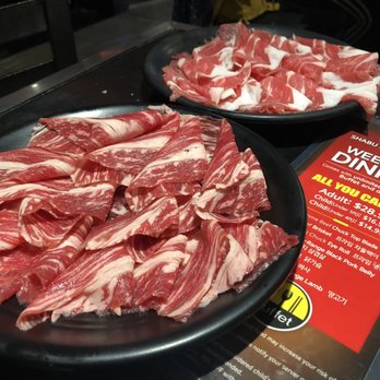 Dada Shabu Shabu Buffet - Lamb and steak chuck eye roll - Korean Near Me - Irvine, California