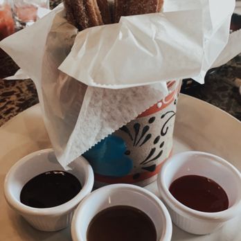 La Casa Mexican Restaurant - Churros with Caramel, Chocolate, and strawberry sauce - Mexican Near Me - Indianola, Iowa La Casa Mexican Restaurant - Churros with Caramel, Chocolate, and strawberry sauce - Mexican Near Me - Indianola, Iowa