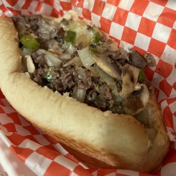 Philly Ya Belly Cheesesteaks - 20. Mushroom Pepper Onion Cheesesteak (Belly Buster) - Sandwiches Near Me - Everett, Washington
