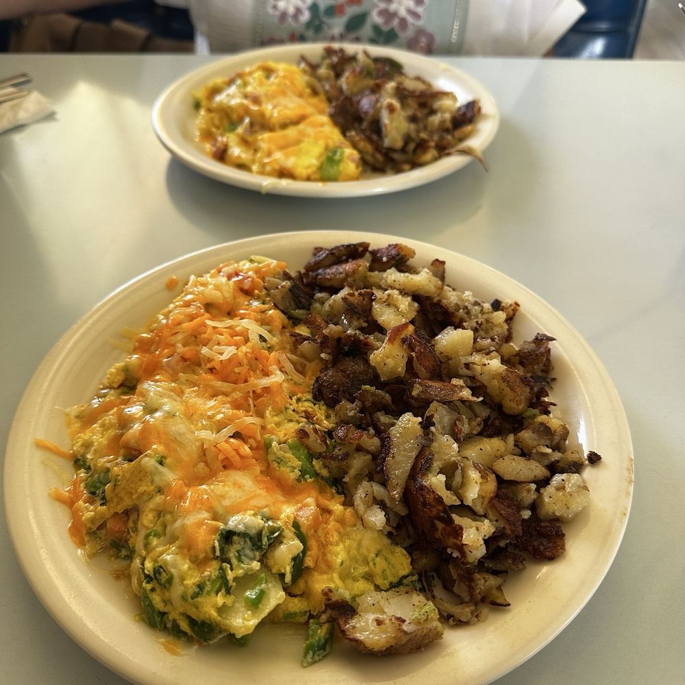 The Village Grille - Santa Fe and Denver omelette with home fries. - American Near Me - Lancaster, California The Village Grille - Santa Fe and Denver omelette with home fries. - American Near Me - Lancaster, California