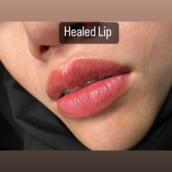 Beauty By Emily - Healed lip blush after 2 weeks - Permanent Makeup Near Me - Covina, California