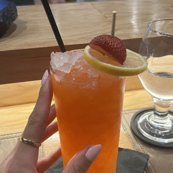 Kinzo - Strawberry daisies field mocktail. Delicious! - Sushi Bars Near Me - Frisco, Texas Kinzo - Strawberry daisies field mocktail. Delicious! - Sushi Bars Near Me - Frisco, Texas