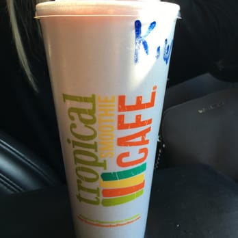 Tropical Smoothie Cafe - Kiwi Quencher.  Early Bird special : Half price smoothies 7-9 Monday -Friday - Juice Bars & Smoothies Near Me - Suffolk, Virginia
