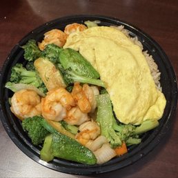 Teppanyaki Bowl with Shrimp Teppanyaki Bowl with Shrimp