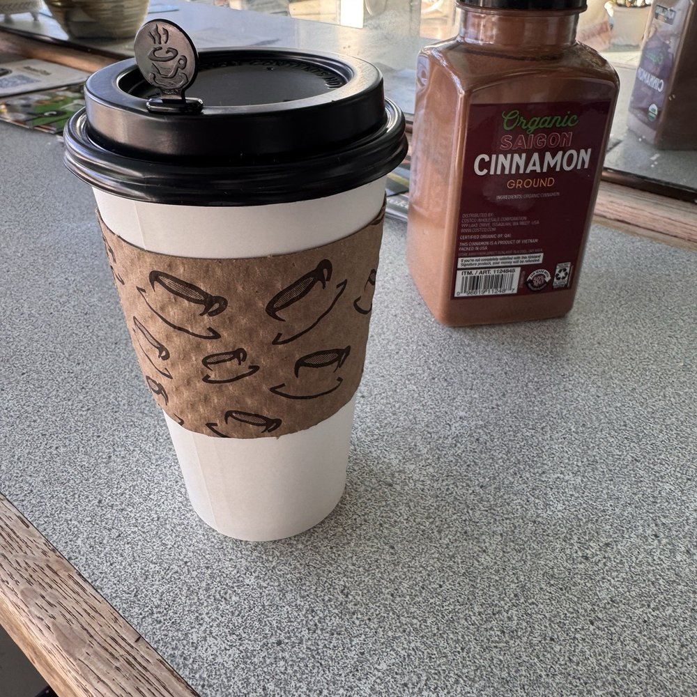 Horchata latte extra cinnamon